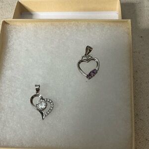 Two Heart pendants